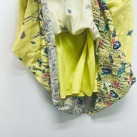 So Women’s Casual Short SunDress Floral Yellow Size XL - Picture 8 of 11